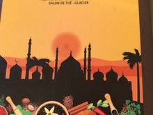 Menu from La Souk, a Morroccan restaurant where we had lunch