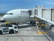 Flew and A330, kind of old, showing some wear and tear but we had comfortable seats 