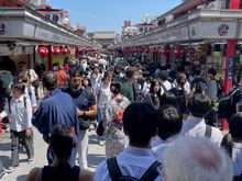 Nakamise Street at 9:30AM...