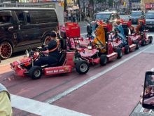 Go Kart tour going right through the Crossing!