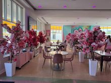 Lobby of one of the art deco hotels