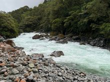 Falls Creek - the creek and the waterfall were roaring!