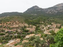 View of Deia from a distance