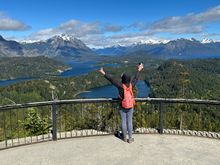 
Mount Campanario, located at kilometer 17.5 of Bustillo Avenue in Bariloche, Argentina, it’s most stunning 360-degree panoramic views. At 1,050 meters, it features a 7-minute chairlift ride, a 30-minute hiking trail, a café, and panoramic views of Nahuel Huapi Lake and surrounding Andes. 