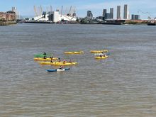 Thames kayakers 