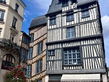 Half-timbered houses in Rouen