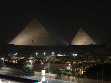 Nighttime view from our apartment 