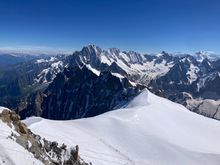 One last look before descending the mountain