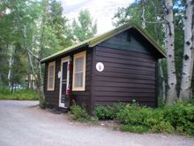 This was our cabin for a few nights 