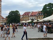 Sandomierz, Poland,  "Niedziela niechandlowa" or "Trade-free Sunday"