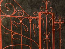 Ornate gate.