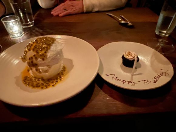 Passionfruit pavlova for my 63rd