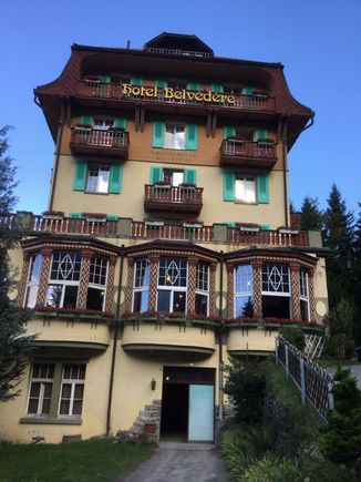 My hotel in Wengen. 