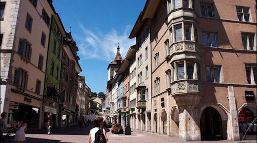 medieval center of Schaffhausen
