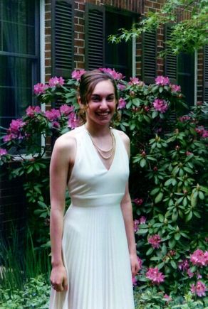 Speaking of long relationships, this is our daughter in 2002 on her way to her HS Senior prom wearing the dress DW bought in the early 1970s.  We liked it, so saved it. 