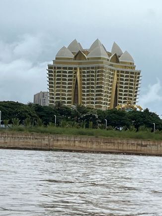China has now leased land in Laos on the river to build a gambling complex like Las Vegas. Our guide called it “Laos Vegas”
