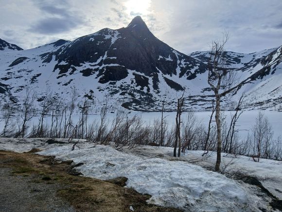 Snow in the mountains