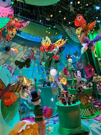 Christmas decorations are popping up all over Paris