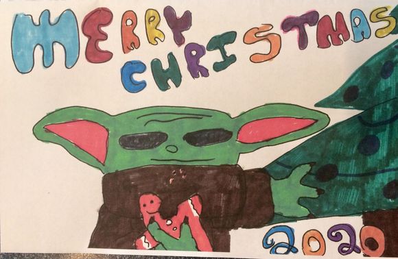 We make our card every year 