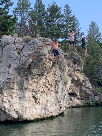 Does your attorney cliff jump? I didn’t because it was cold and I was wearing a sweater and jeans. 