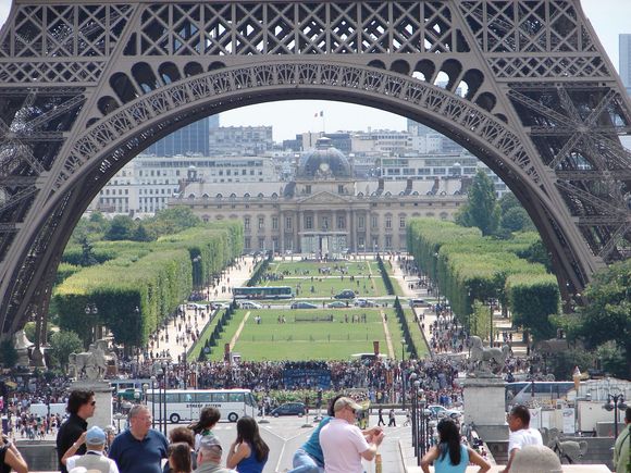 Nice view through the Arch.