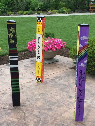 The day of the class. Mines in the middle of my friend’s. 