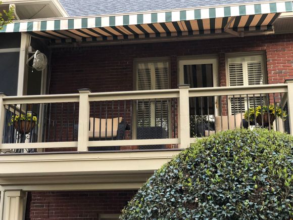 Yellow million bells on bedroom deck