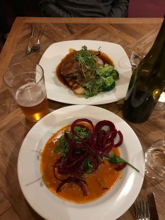 Good food after the hike