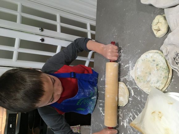 Sorry couldn't turn the pic around
Sunday project - scallion pancakes 