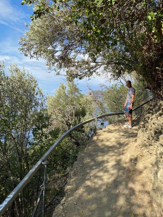The miniature funicular railway to assist with vertical farming