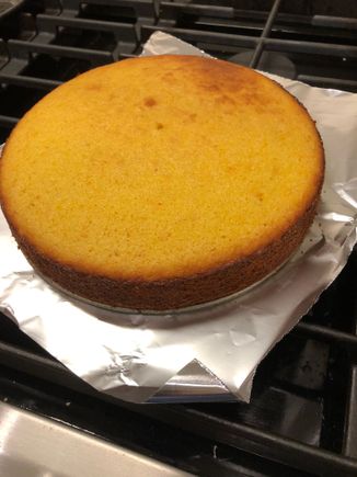 
Right out of the oven.  The fragrance of oranges is heaven!

