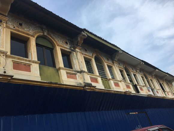 Old shop house being renovated
