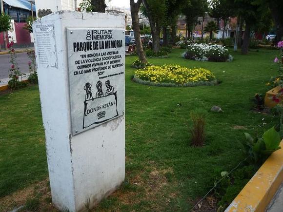 The park in front of the Museum.