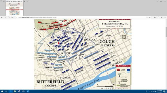 Battle of Fredericksburg, where my great grandfather fought.