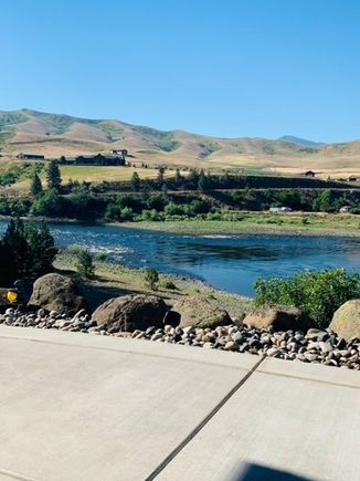 View of the Salmon river from my parents’ back patio. 