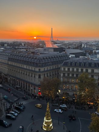 Finally stop being lazy and climbed up to the roof top of Gallery Lafayette
