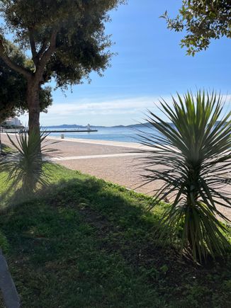 Pleasant walk while listening to the sea organ play as the waves push through it