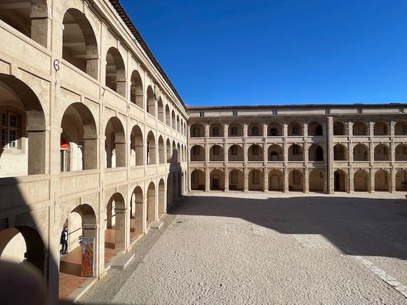 La Vieille Charite interior courtyard - the corridors lead to various museums