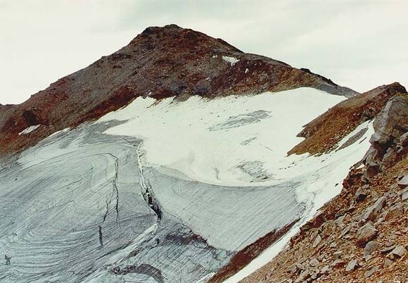 Pischahorn, the little glacier certainly gone by now