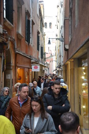 Crowded alley