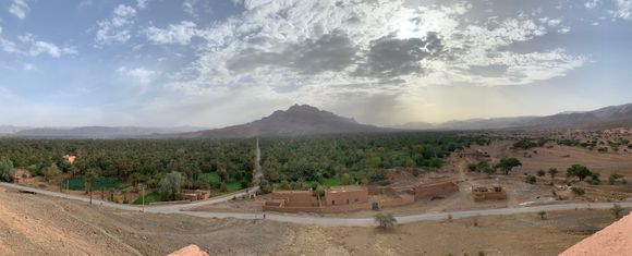 It’s hard to see on my phone but I think this is a view of the 2 million date palms. 