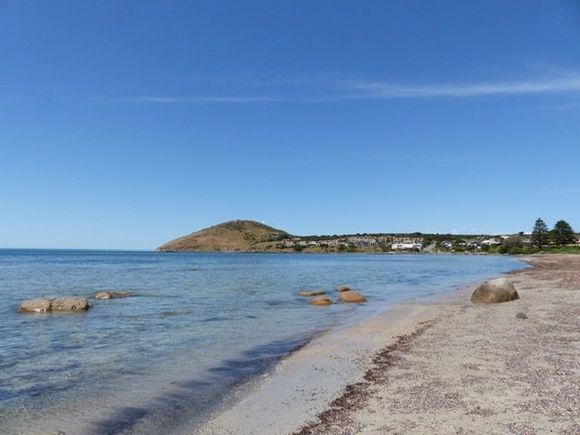 Looking towards the bluff