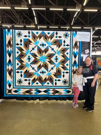 Taos - largest quilt I’ve made - 102”.

