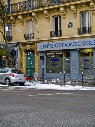 we thought it was snow - it was foam!