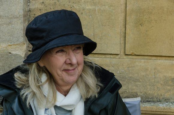 It is a region rich in gardens. World-class ones. Above, a friendly staffer at Kiftsgate garden. Its location is directly across the road from the more well-known Hidcote. It is also located on the edge of the Cotswolds Escarpment. There were more tour buses at Hidcote. Kiftsgate had but one.