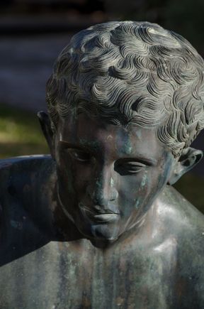 In Lacco Ameno, we found this statue of Deus Neptune as well as the Fungo Rock, a mushroom-shaped oddity just off-shore. 