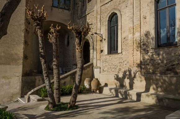 The paths take tourists all over. There are churches, chapels, towers, crypts, antiques and an old prison. The gardens include olives, grapes and citrus. 