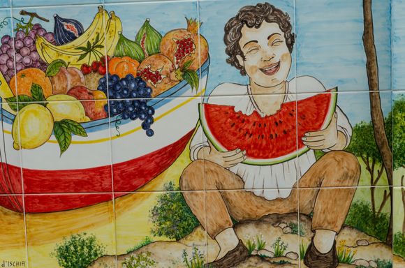 Typical food shop facade.