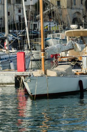Or instead coming from the opposite side, from larger Salerno (the train hub for the area and gateway to Paestum). We saw what appeared to be the very first cruises leaving port with tourists.
