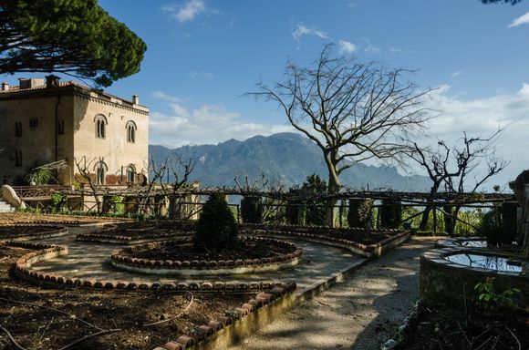 Twin oval pools are found not far from the old stone well. Ancient camelia and banksiana trees can also be found not far off. *Note that the hotel-restaurant shown here, was still closed mid-March